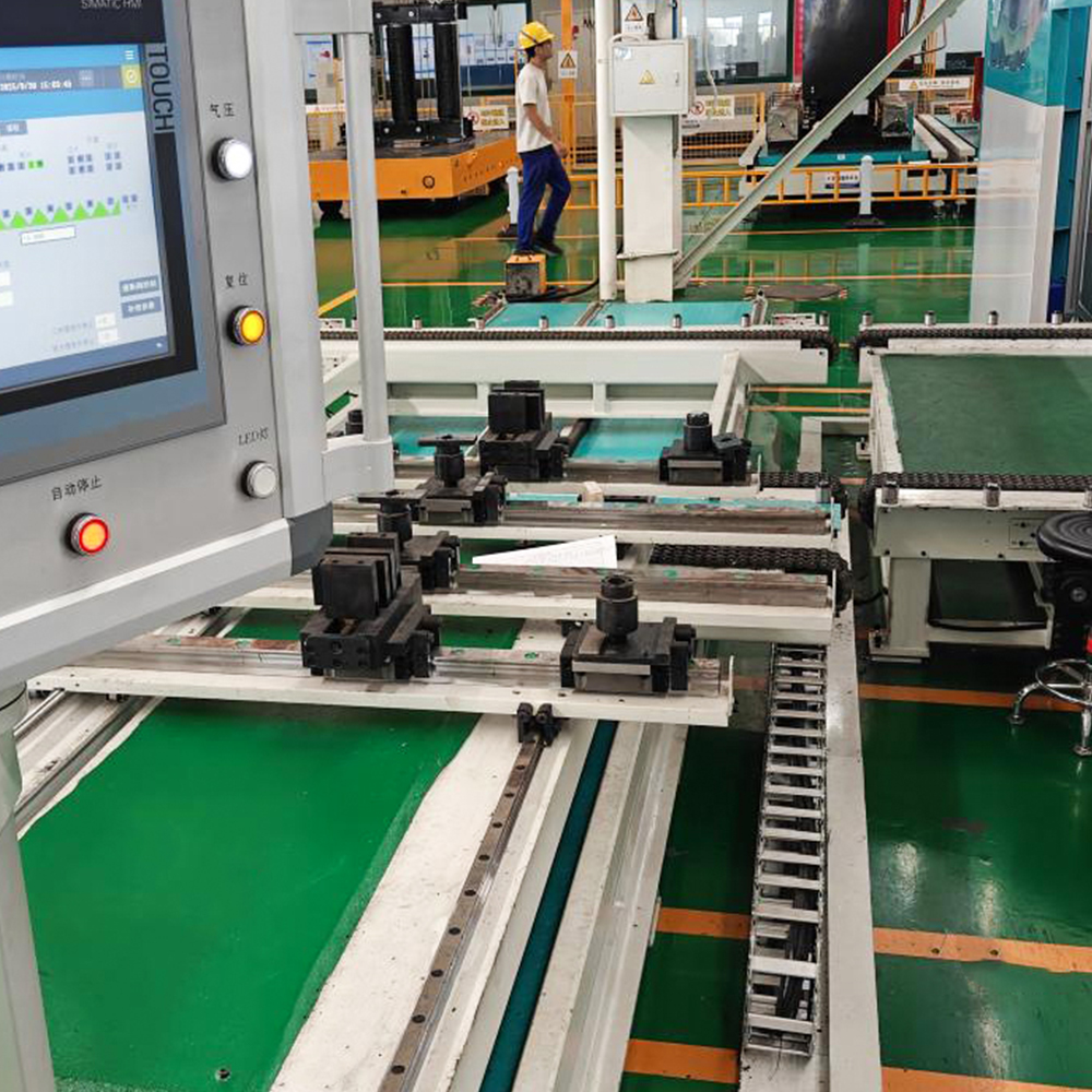 Linea di produzione automatica per impilamento di nuclei del trasformatore in linea ZXD-440